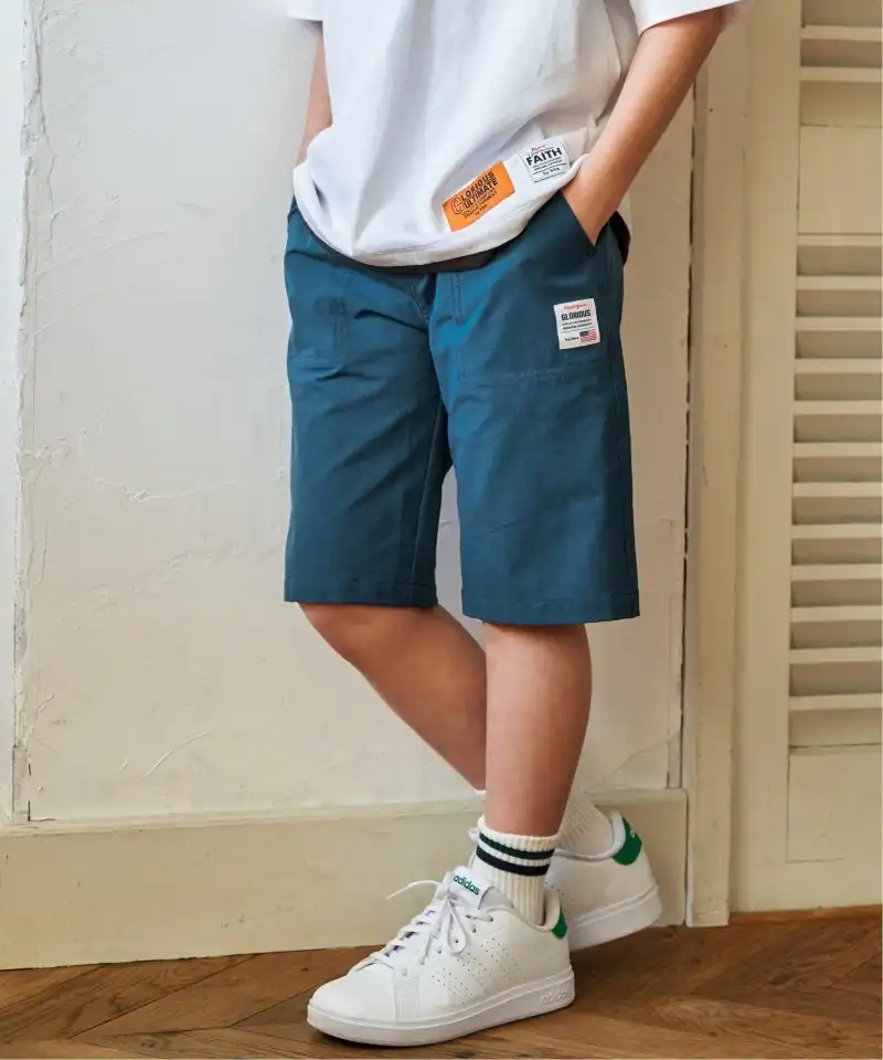 決算セール　ボーイズサラッとイージーハーフパンツ40%off