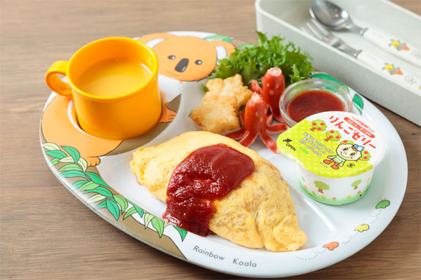 創作オムライス ポムの樹 キッズメニュー