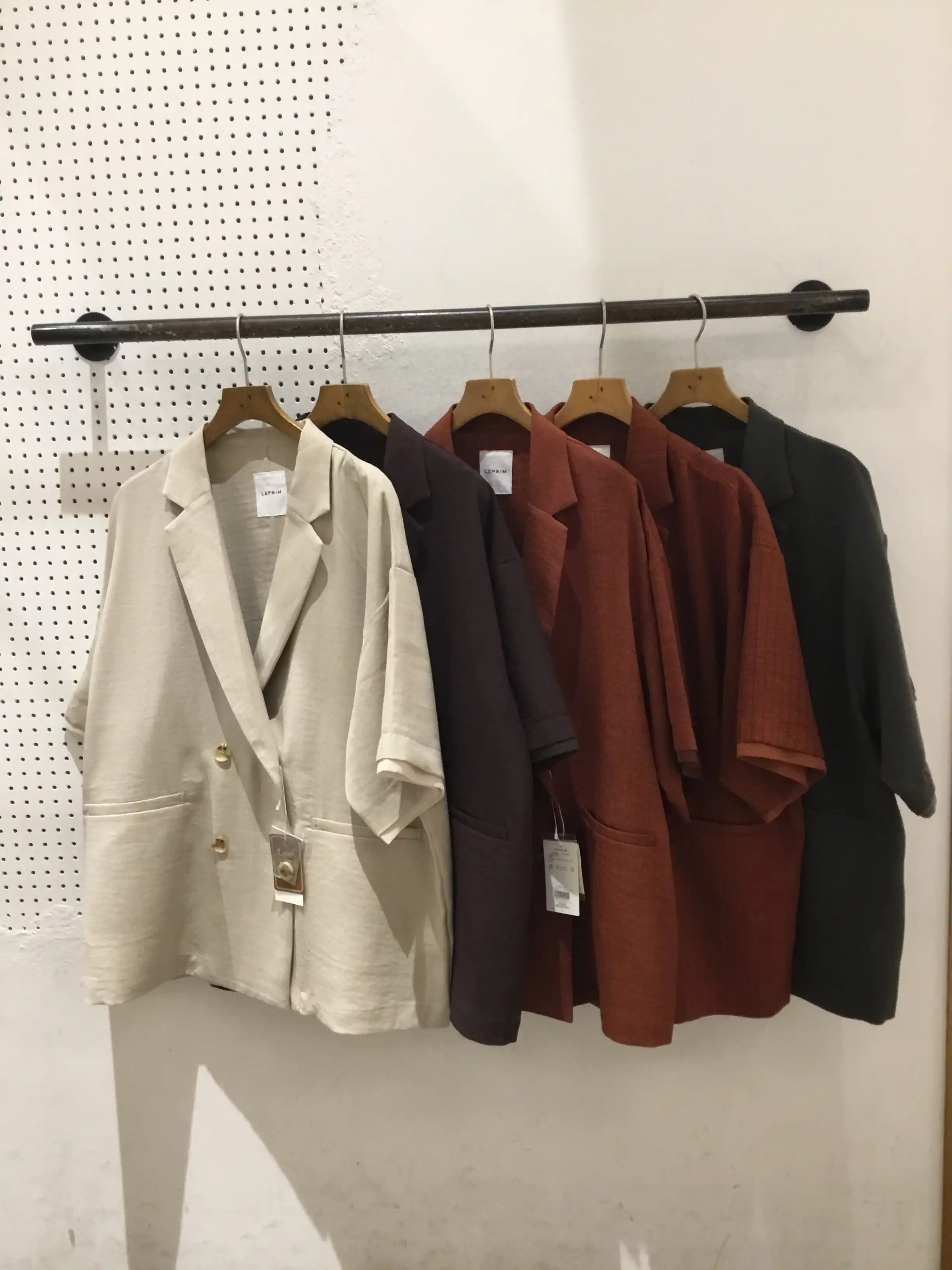  LEPSIM☆リネンライクジャケット再入荷