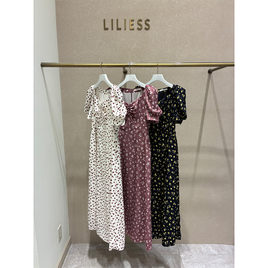 Sustainableフルーツプリントワンピース