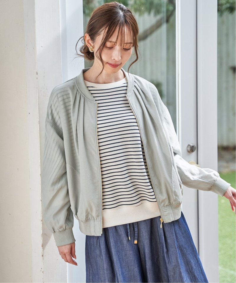 雑誌InRed5月号掲載 シアーリブブルゾン