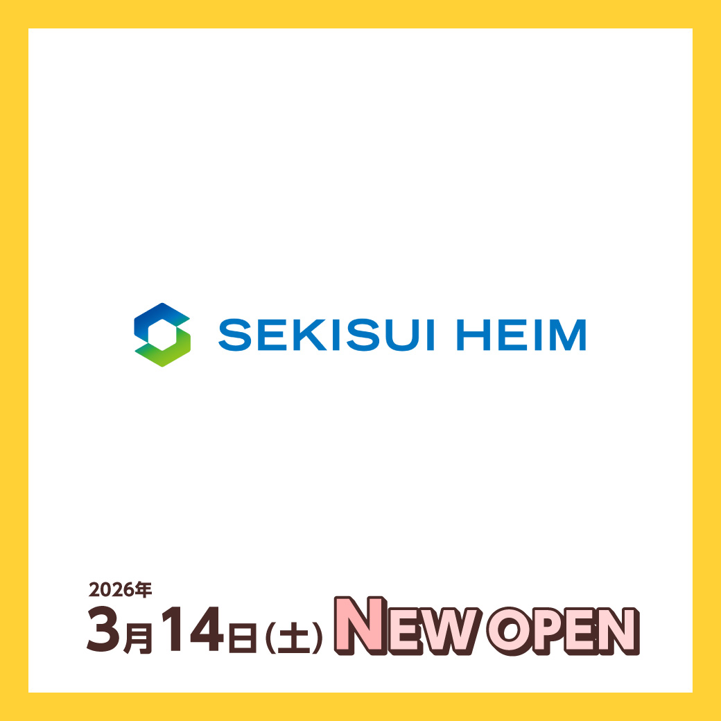 NEW OPEN　2026年3月14日（土）