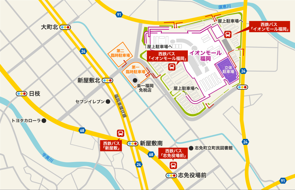 敷地内へのアクセス