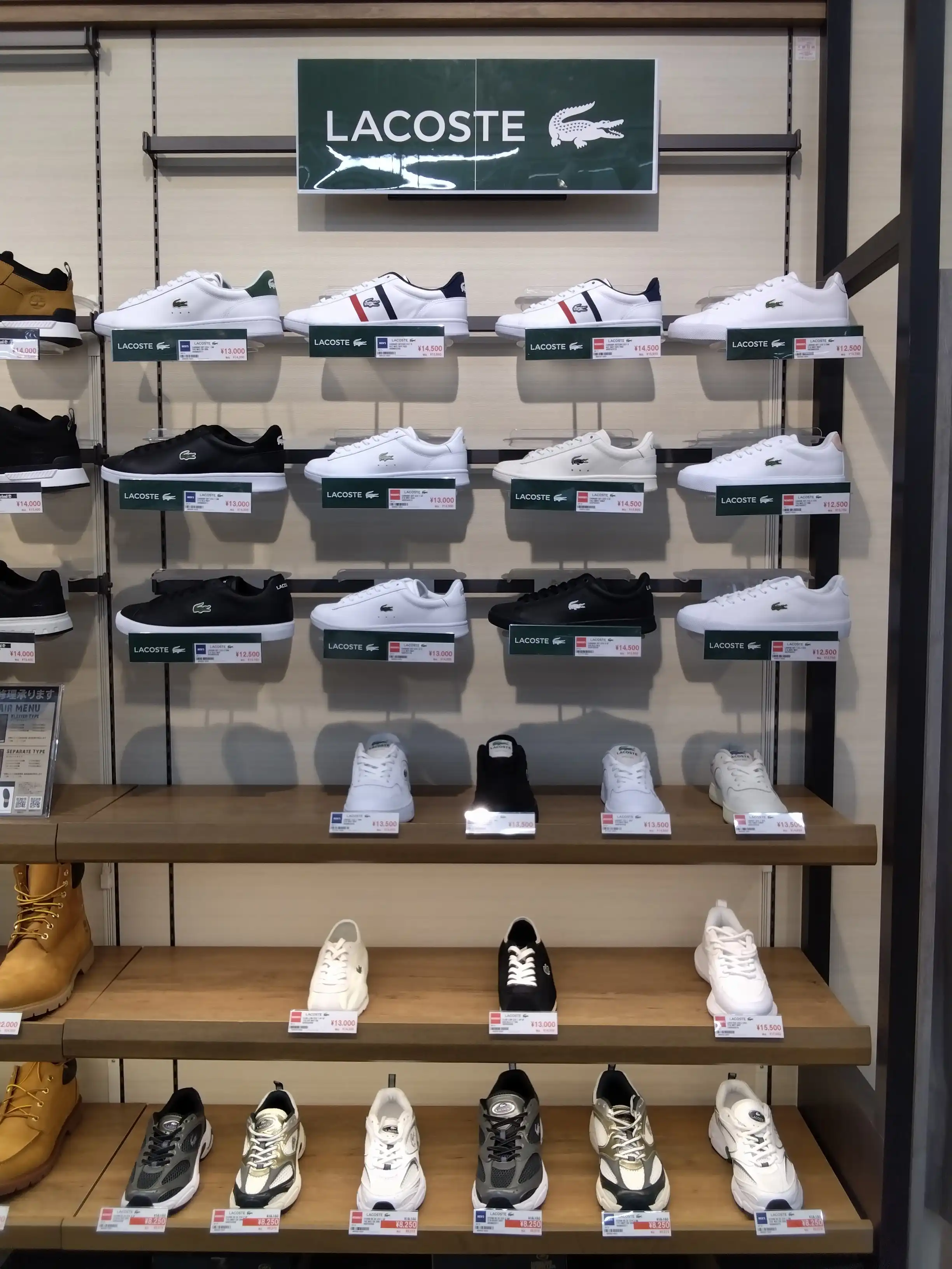 LACOSTEスニーカー入荷しました!