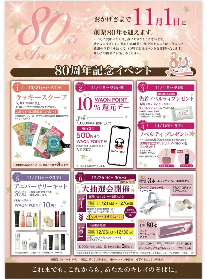 80周年記念イベント
