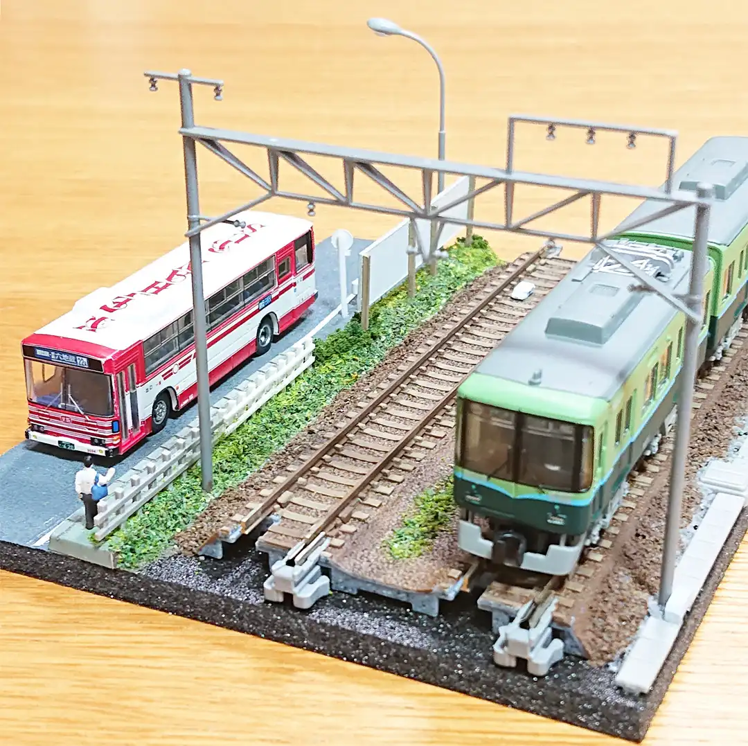 入会金不要の1日講座「鉄道のある風景」鉄道と幹線道路のある情景を作ろう～！」