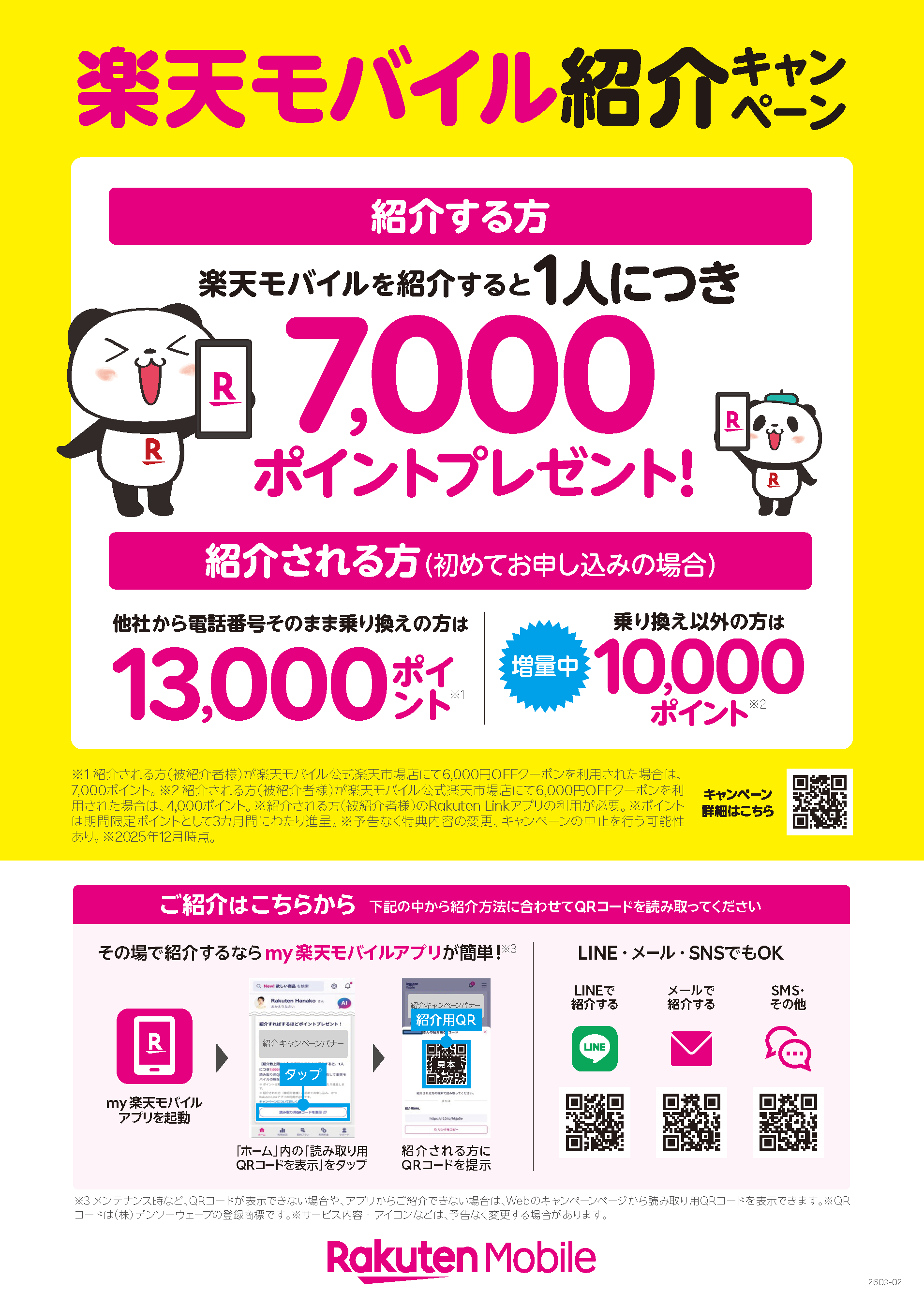 Rakuten紹介キャンペーン