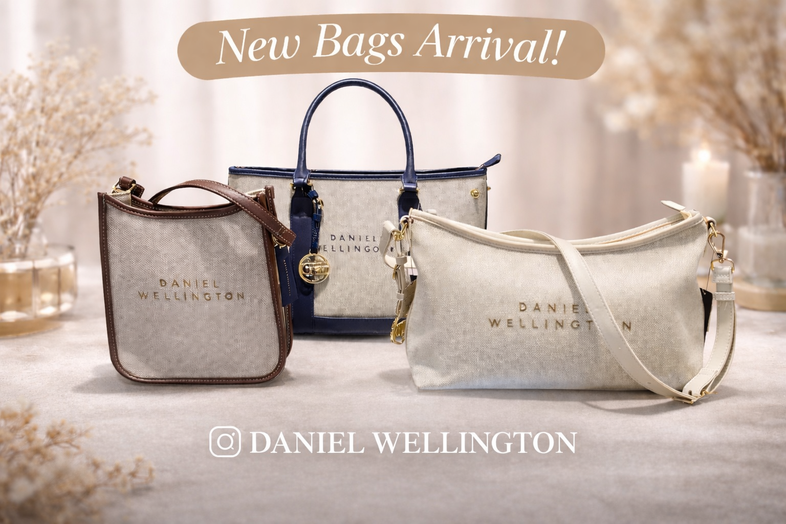 DANIEL WELLINGTON新作バッグ入荷