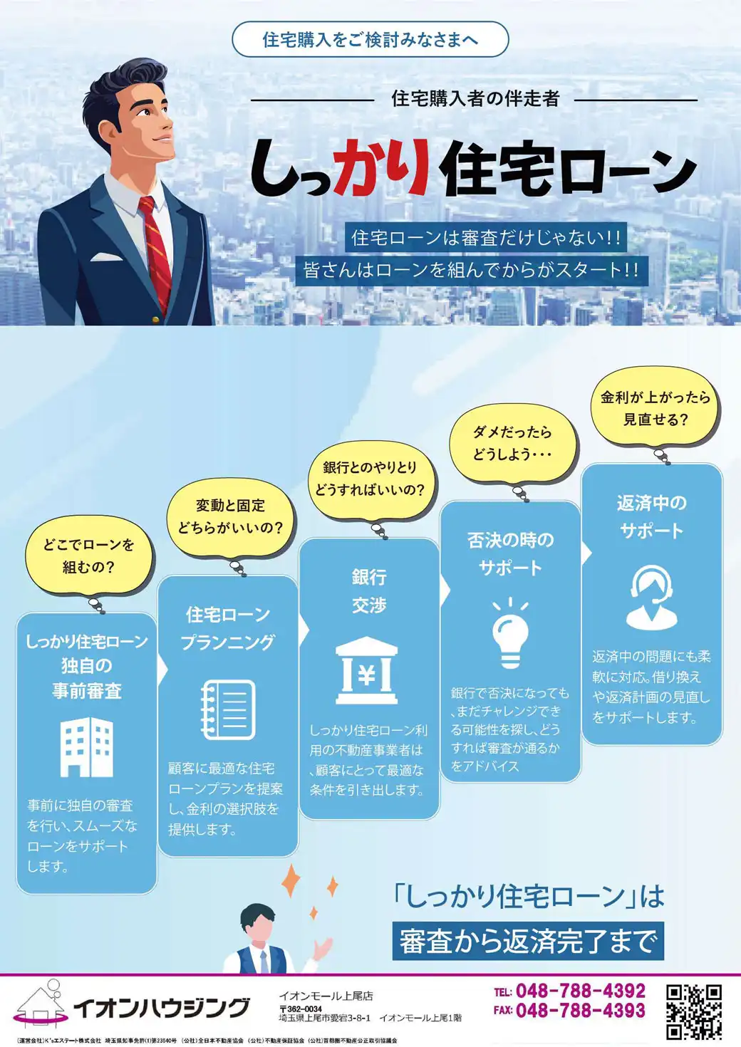 未来の暮らし、いっしょに考えよう。ローン相談受付中