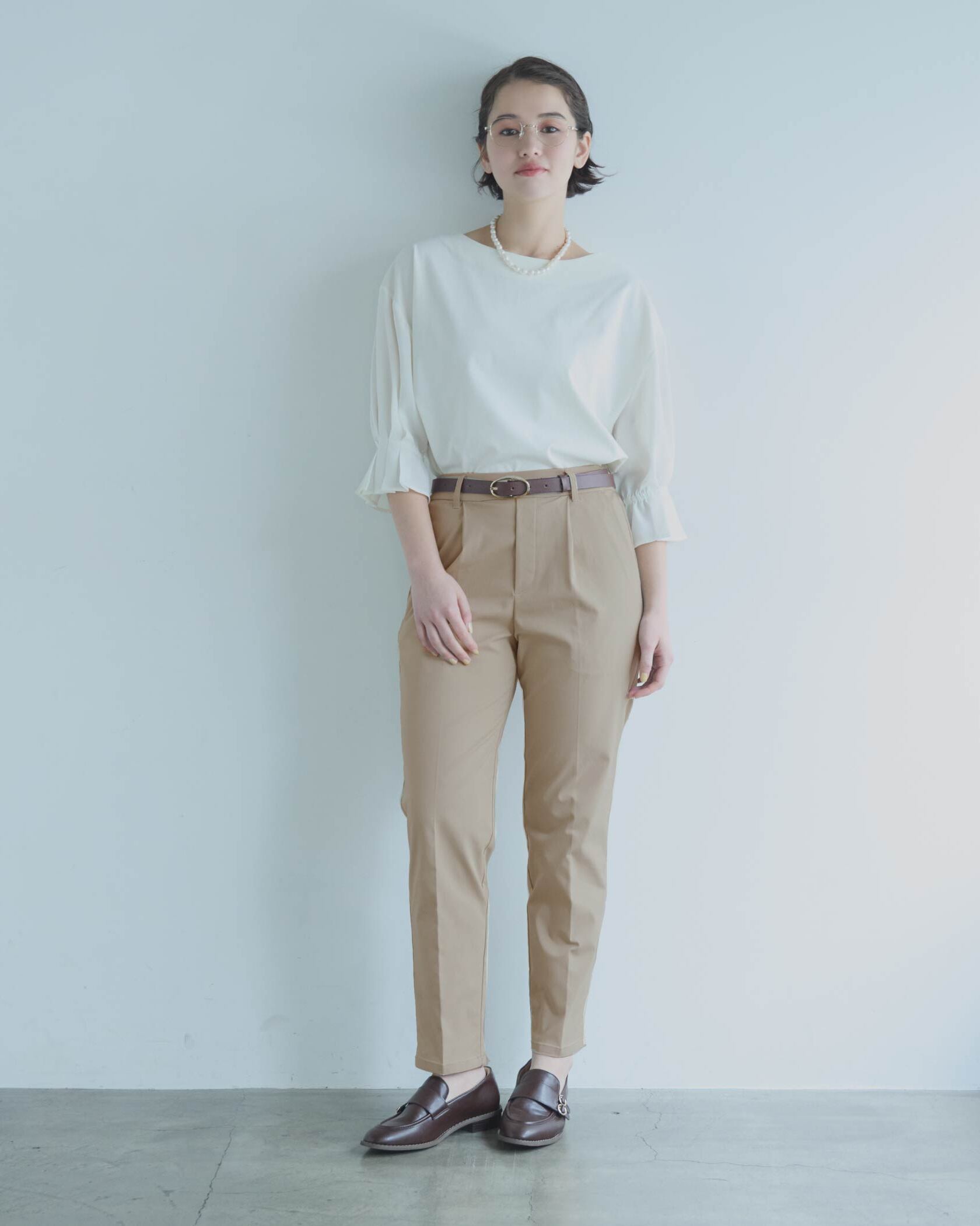 【接触冷感】キャンディスリーブ カットソー★