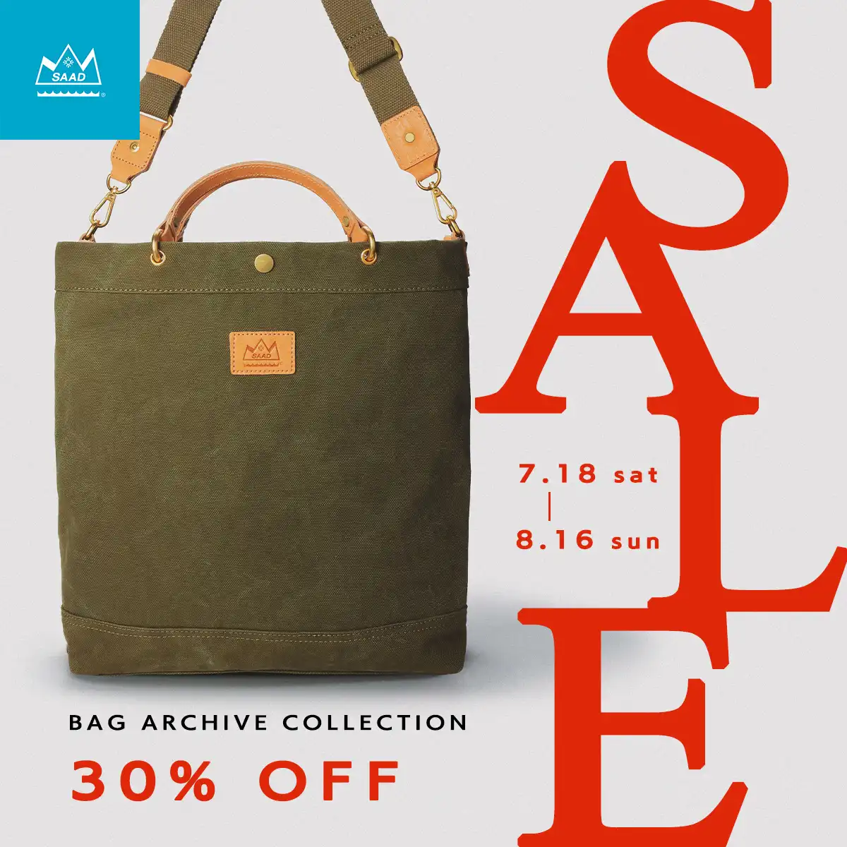 ■ バッグアーカイブコレクション 30%OFF 期間延長のお知らせ ■