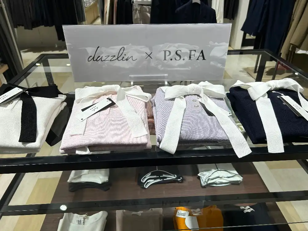 【dazzlin&P.S.FA】コラボニットポロ発売中