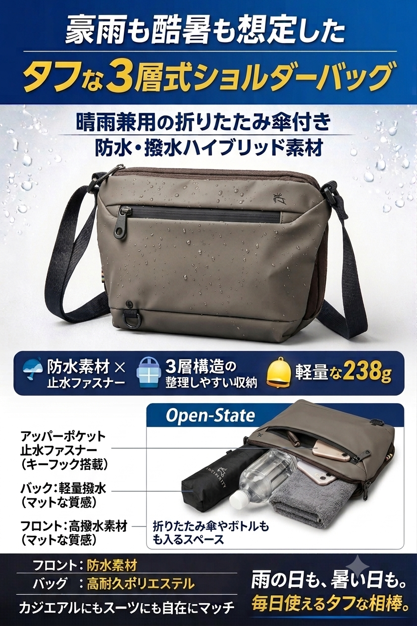 ハイブリットショルダーバッグ期間限定販売