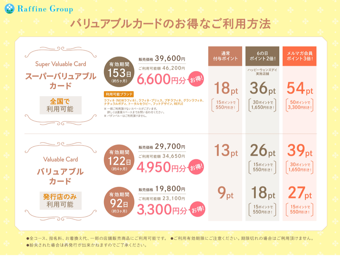＼ラフィネをもっとお得に利用しませんか？／