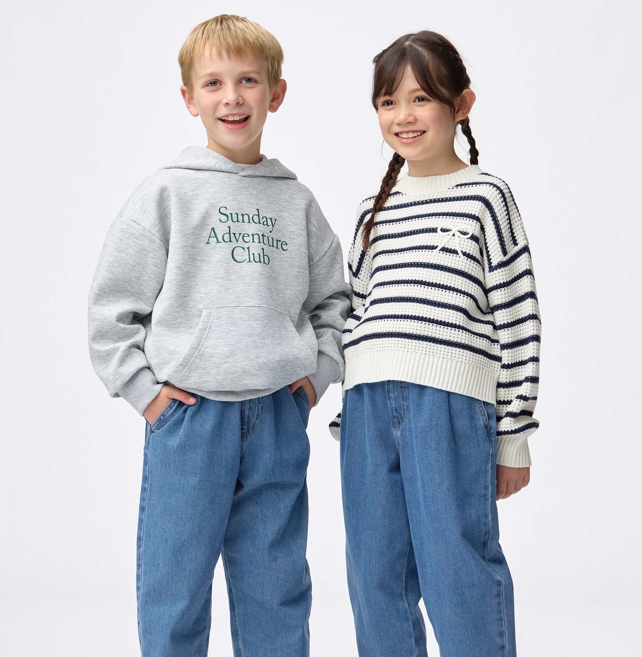 KIDSデニムキャロットパンツ