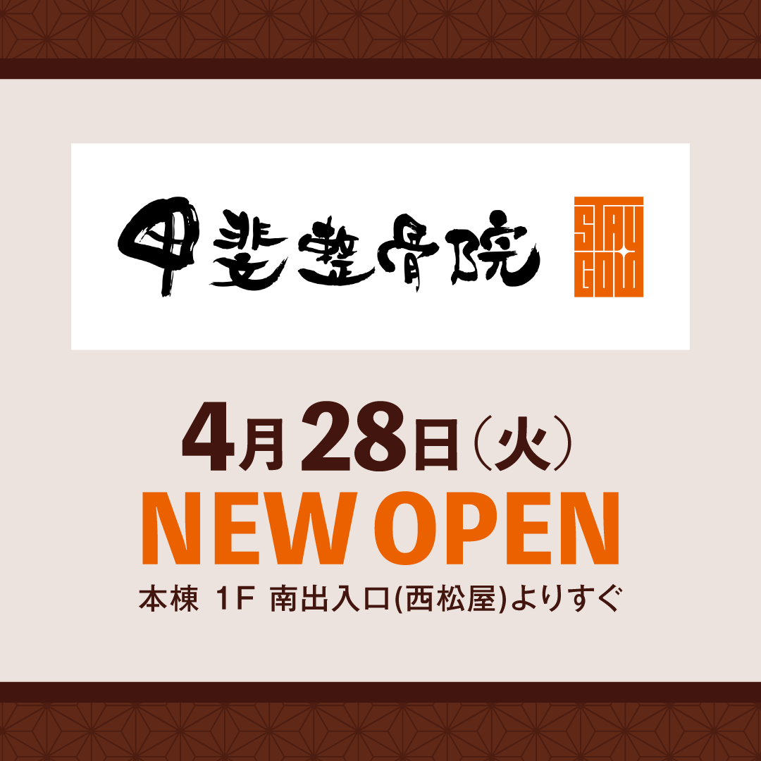 【NEW OPEN】甲斐整骨院