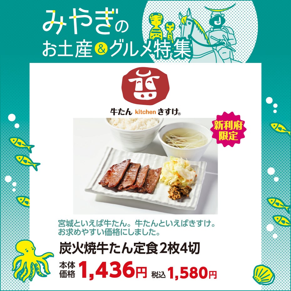 炭火焼牛たん定食2枚4切