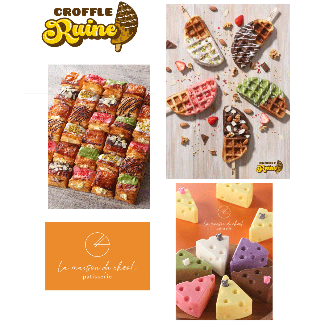 スイーツフェア『クロッフル・チーズケーキ・クリームパイ』