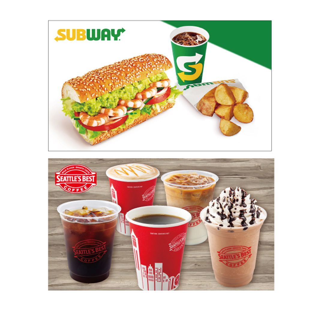[2F Food Forest]　サブウェイ・シアトルズベストコーヒー