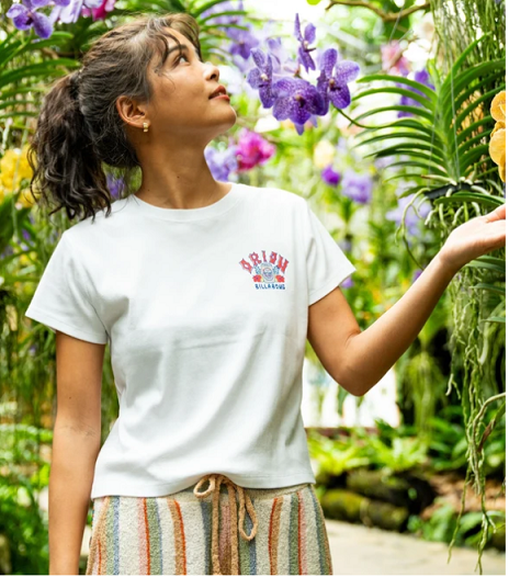 BILLABONG ウィメンズ ORION ARCH 【ORION BEER x BILLABONG COLLECTION】Tシャツ 