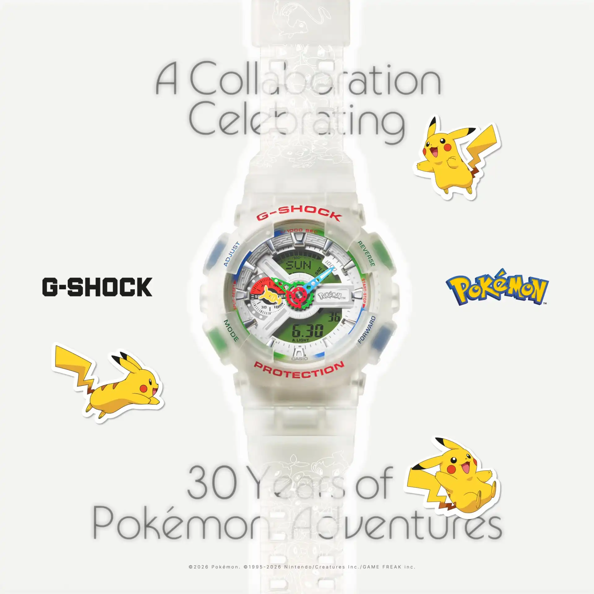 7月17日(金)発売 ポケモンコラボG-SHOCKにつきまして