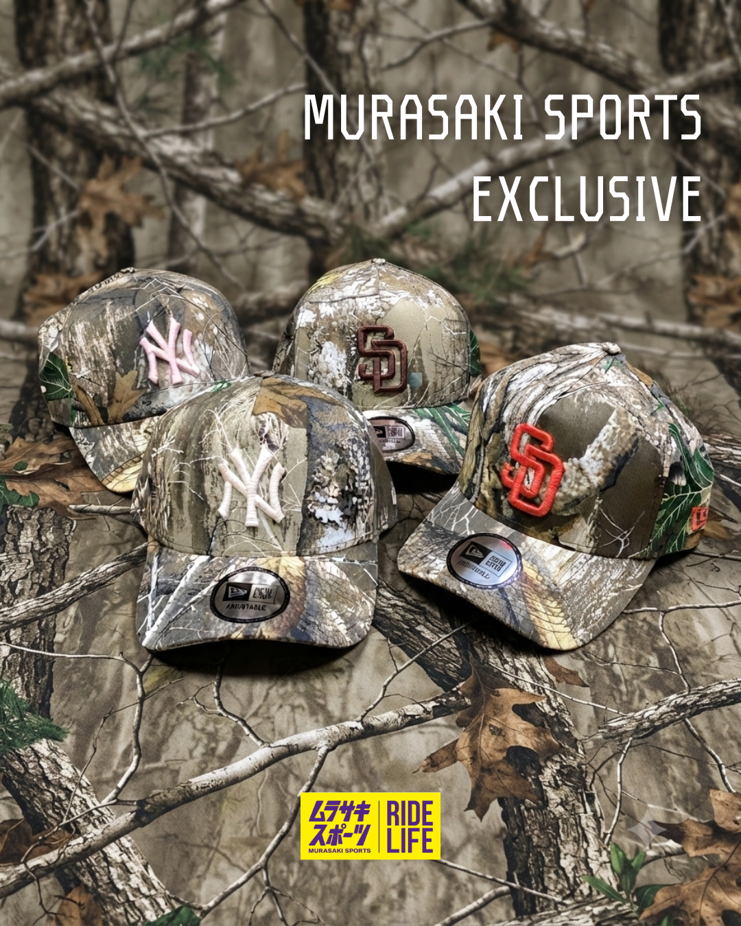 【ムラサキスポーツ限定!!】NEW ERA®︎ "MURASAKI SPORTS EXCLUSIVE" Collection