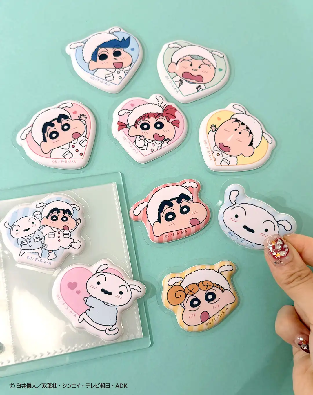 『クレヨンしんちゃん』のぷっくりシールが登場