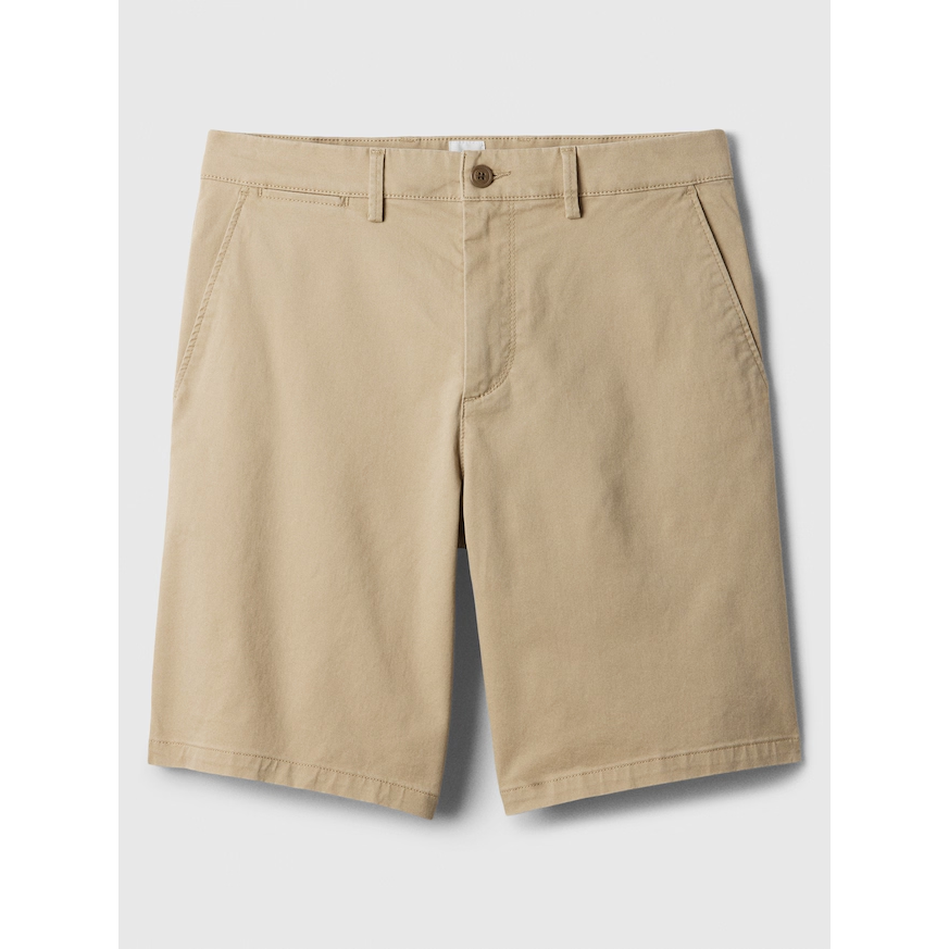 9インチエッセンシャルカーキショートパンツ