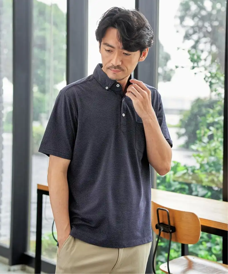アーバンDRY冷感スイスボタンダウンポロ