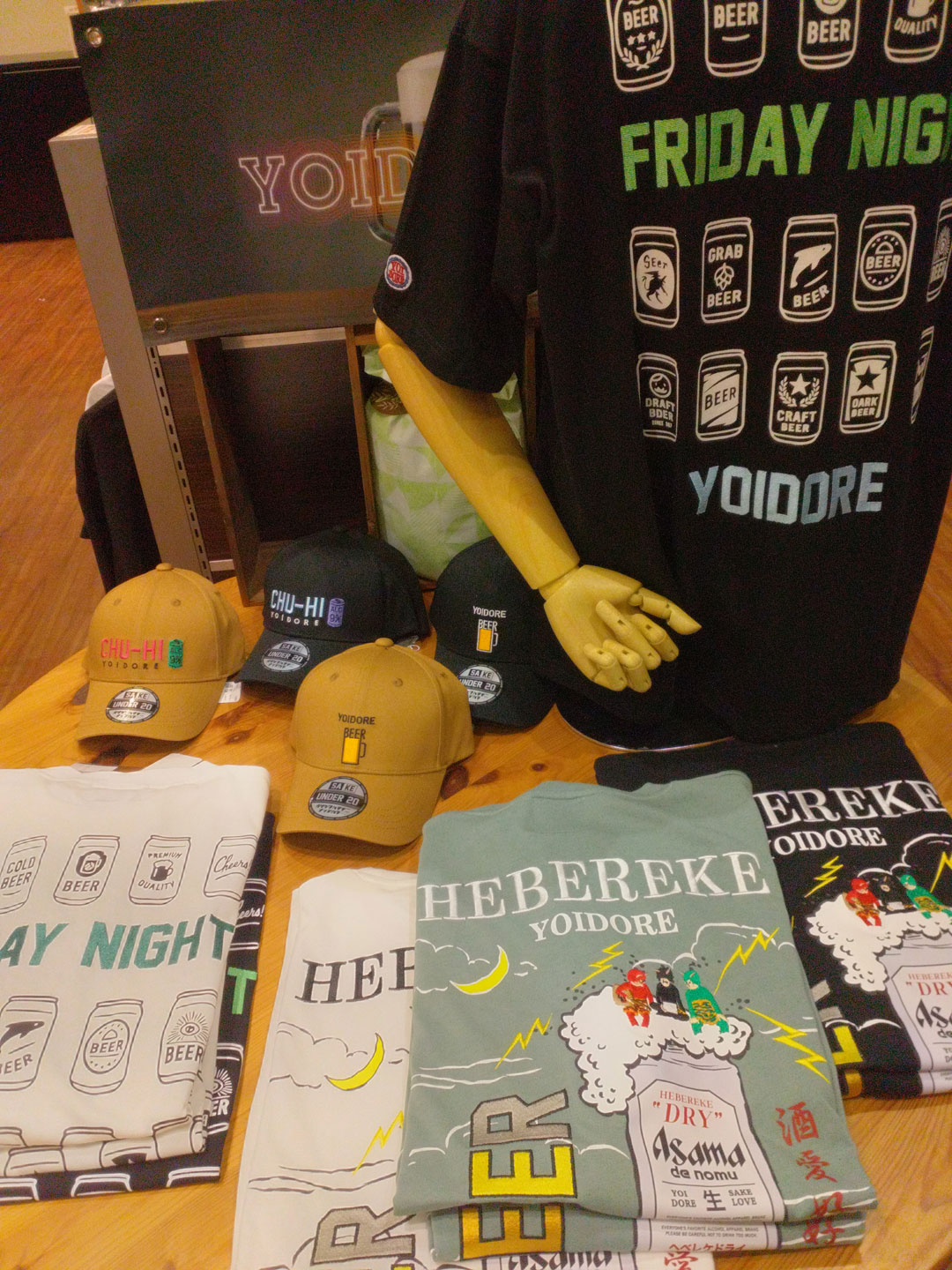 YOIDORETシャツ＆キャップ入荷！