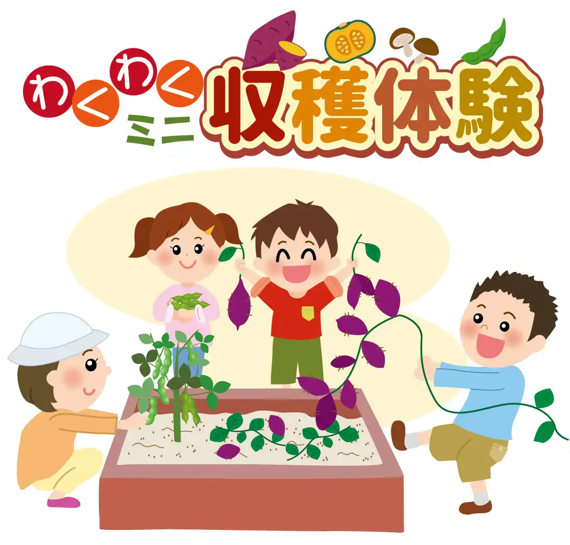 わくわくさつまいもミニ収穫体験