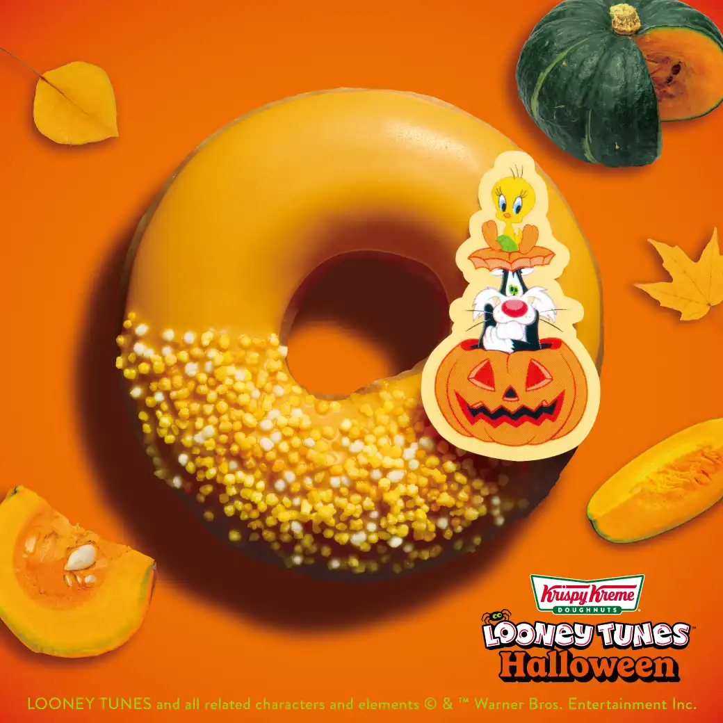 ルーニー・テューンズ×クリスピー・クリーム・ドーナツ ハロウィンシーズンに秋の味わいを楽しむコラボドーナツが新登場！②