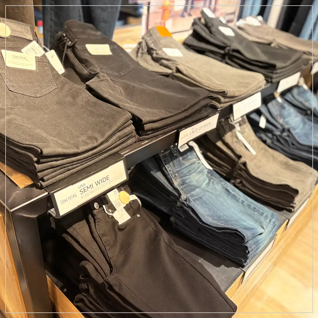 SOMETHINGの新作デニム多数入荷♪