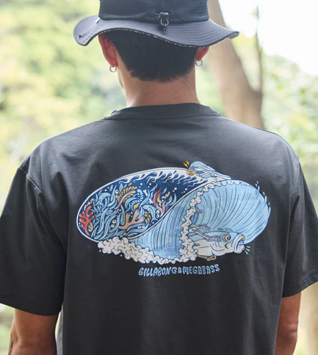 BILLABONG メンズ 【MEGABASS×BILLABONG】 MEGABASS SURF FLEX サーフTシャツ