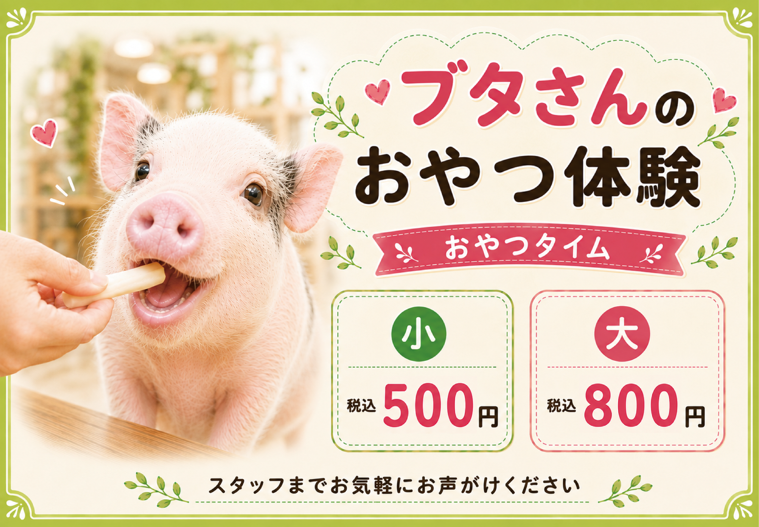 おやつプランリニューアル!