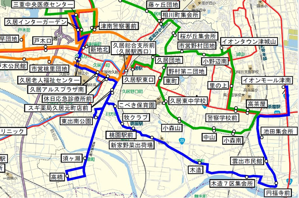 コミュニティバスルート