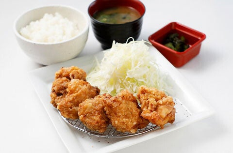 からあげ、定食、丼 がブリチキン。