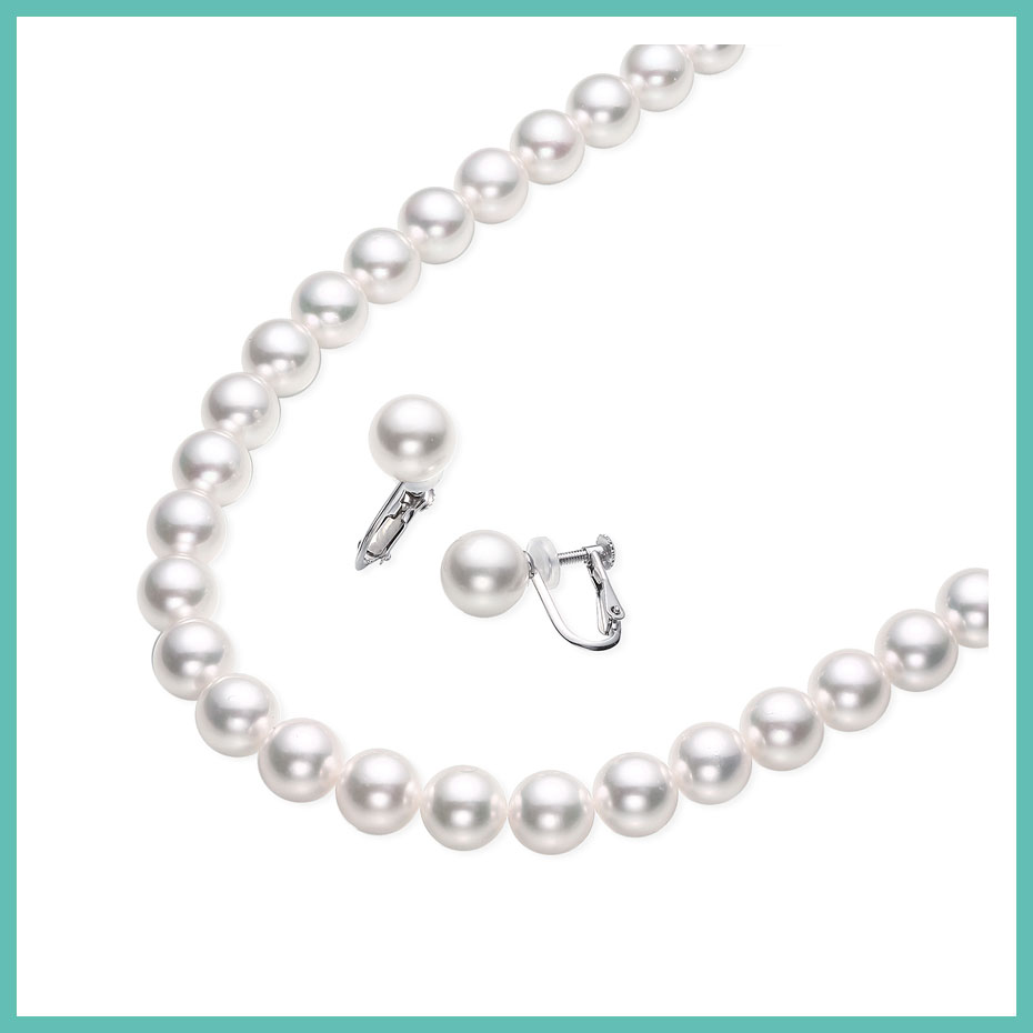 花珠真珠2点セット(鑑別書付き)