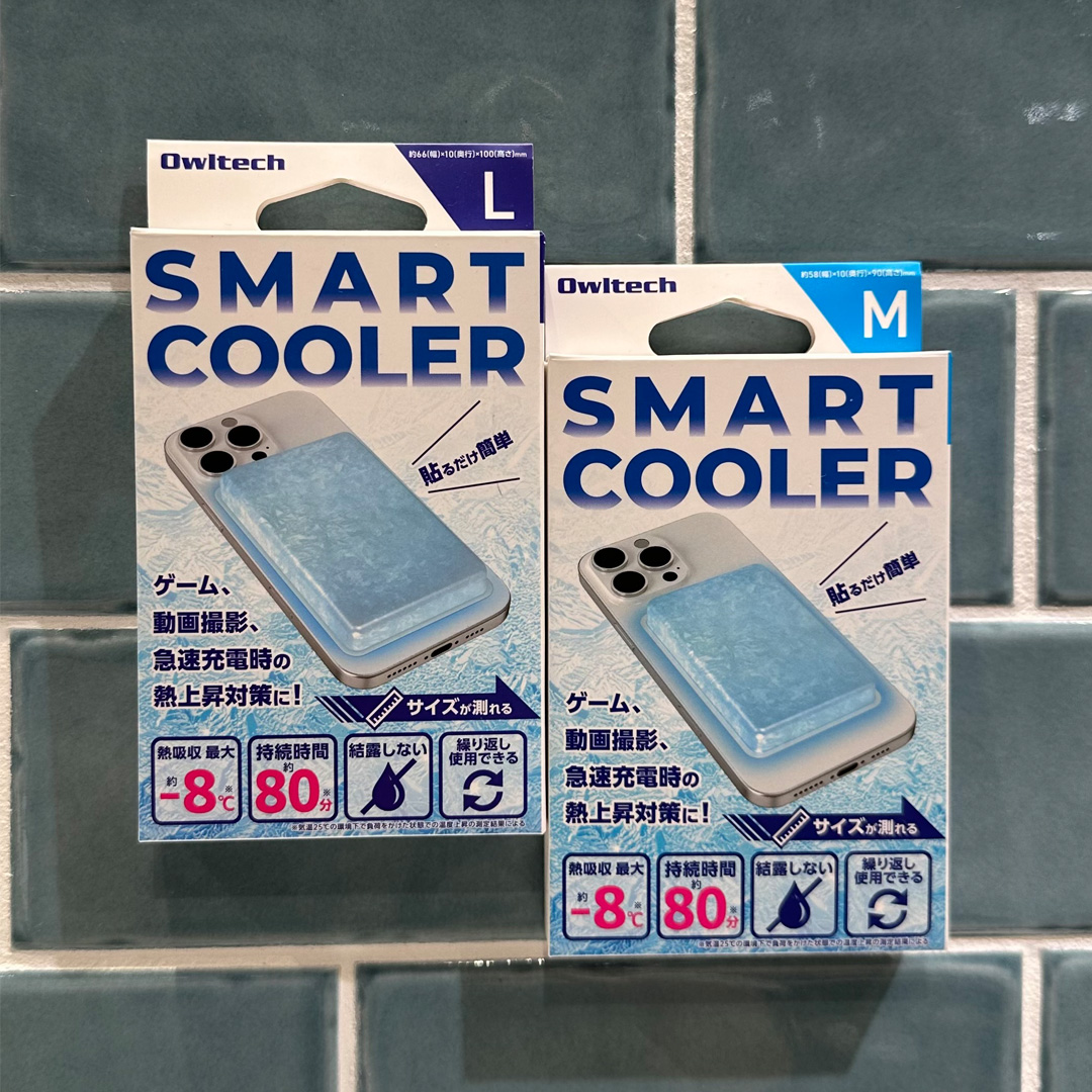 スマートフォン用冷却パッドＭサイズ