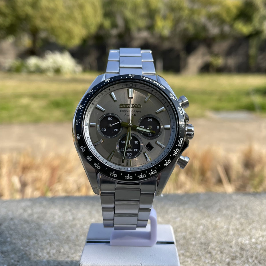 角時計⭐︎グレー ニュース｜ショップニュース｜SEIKO グレーダイヤルが輝くソーラー