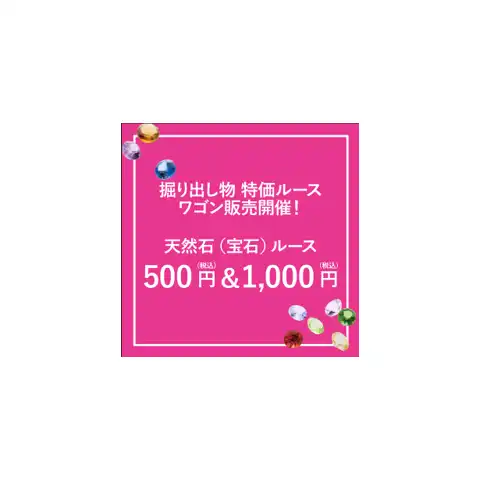 BLOOMミネラルルース ワゴン市