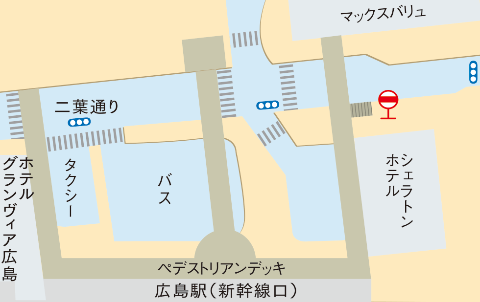 広島府中_アクセスガイド_広島駅(新幹線口)発シャトルバス乗り場