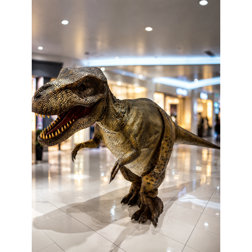 【中止のご案内】大迫力！イオンモール広島祇園に恐竜『ディロフォサウルス』が登場！