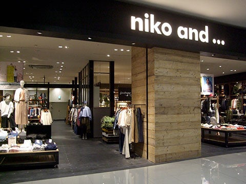 ショップ｜niko and｜イオンモール新小松