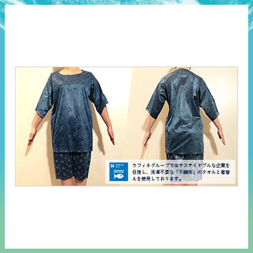不織布お着替え (上)Tシャツ (下)ハーフパンツ