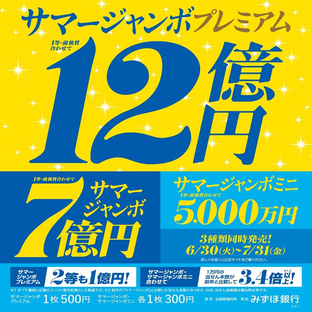 ニュース｜サマージャンボ宝くじ発売！｜イオンモール幕張新都心