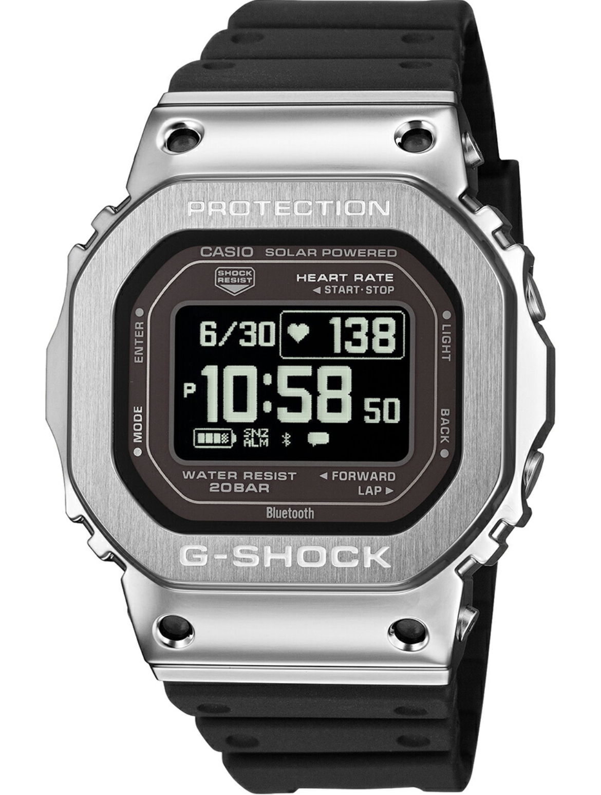 G-SHOCK メタルカバード G-SQUAD 心拍計測 血中酸素レベル計測 GM-H5600-9JR 入荷中！