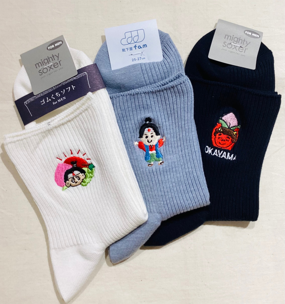 岡山刺繍靴下
