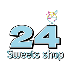 24スイーツショップ　ロゴ