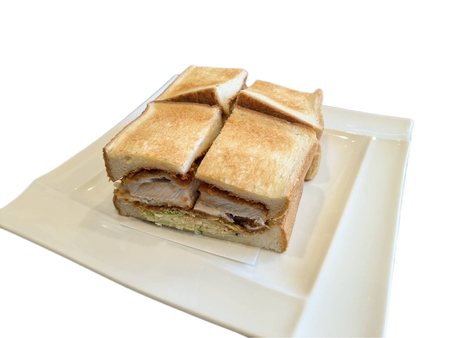 支留比亜珈琲店から三元豚のカツサンドのご紹介！
